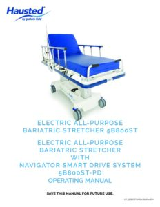Operating Manual – 5B800 Electric All Purpose Bariatric Stretcher