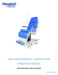 Operation Manual – Mammography/Biopsy Chair (MBC)