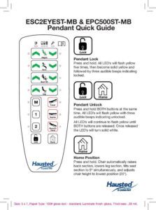 ESC2EYEST-MB & EPC500ST-MB Pendant Quick Guide