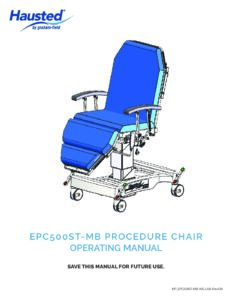 Operating Manual – EPC500ST-MB Procedure Chair